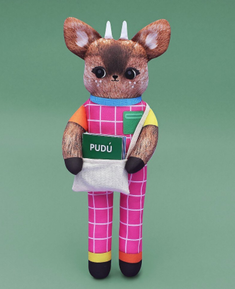 MUÑECO PUDU (HABICHUELAS)