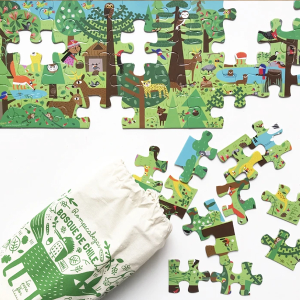 PUZZLE BOSQUE DE CHILE (48 piezas)