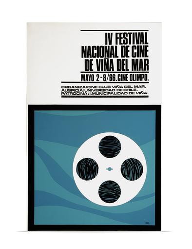 AFICHE MEDIANO FESTIVAL CINE VIÑA DEL MAR (30X50)