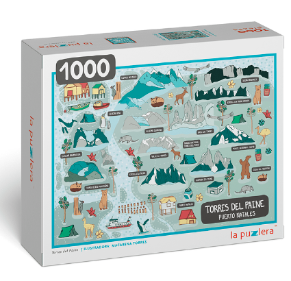 PUZZLE PUERTO NATALES / TORRES DEL PAINE (1000 PIEZAS)