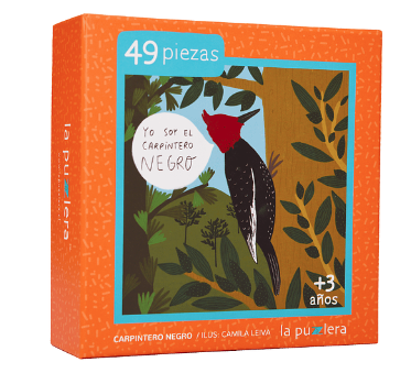 PUZZLE CARPINTERO NEGRO (49 PIEZAS)