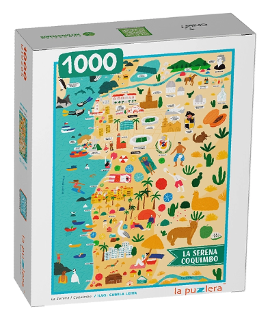 PUZZLE LA SERENA / COQUIMBO ILUSTRADO (1000 PIEZAS)