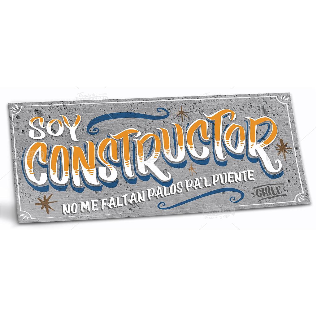 CARTEL MEDIANO SOY CONSTRUCTOR (35 X 18)