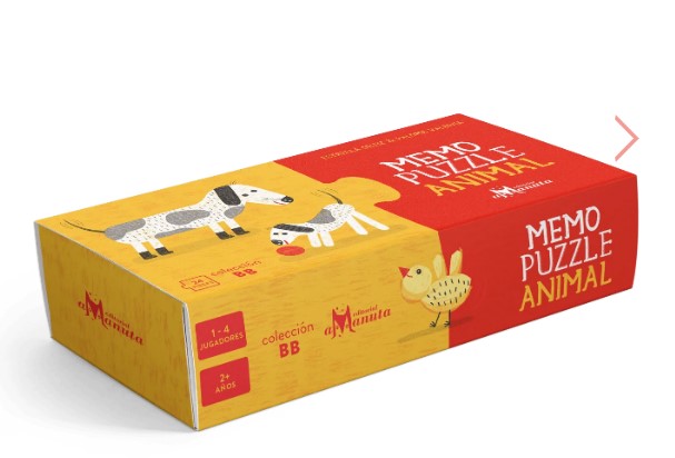 MEMO PUZZLE ANIMAL (24 PIEZAS)