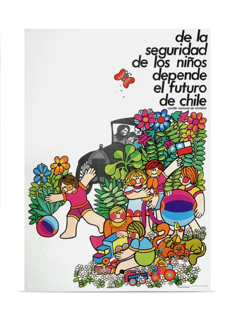 POSTAL DE LA SEGURIDAD DE LOS NIÑOS