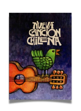 AFICHE MEDIANO NUEVA CANCION CHILENA (30 X 50)