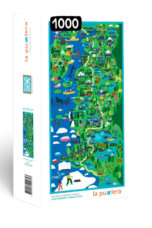PUZZLE CARRETERA AUSTRAL RUTA 7 (1000 PIEZAS)