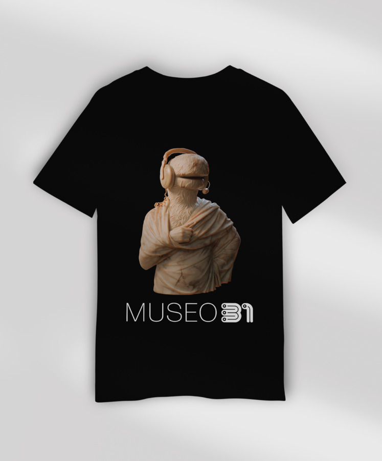 POLERA MUSEO 31 MINUTOS JUANIN (NEGRA)