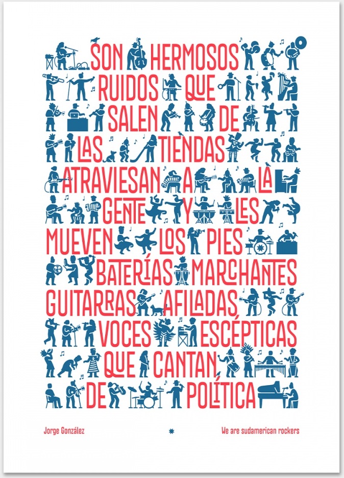 AFICHE SUDAMERICAN ROCKERS (50x70) 
