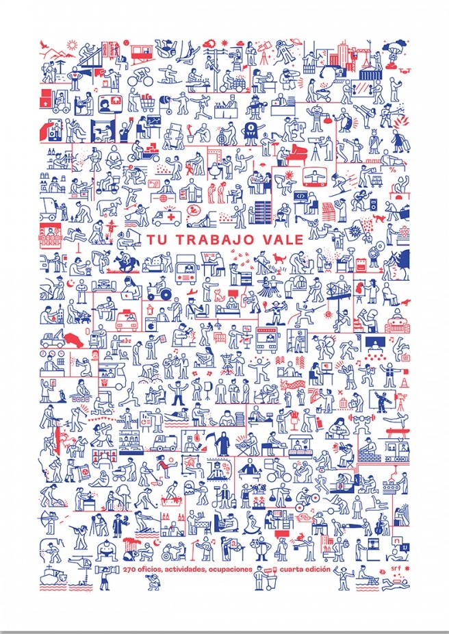 AFICHE TU TRABAJO VALE (50x70)