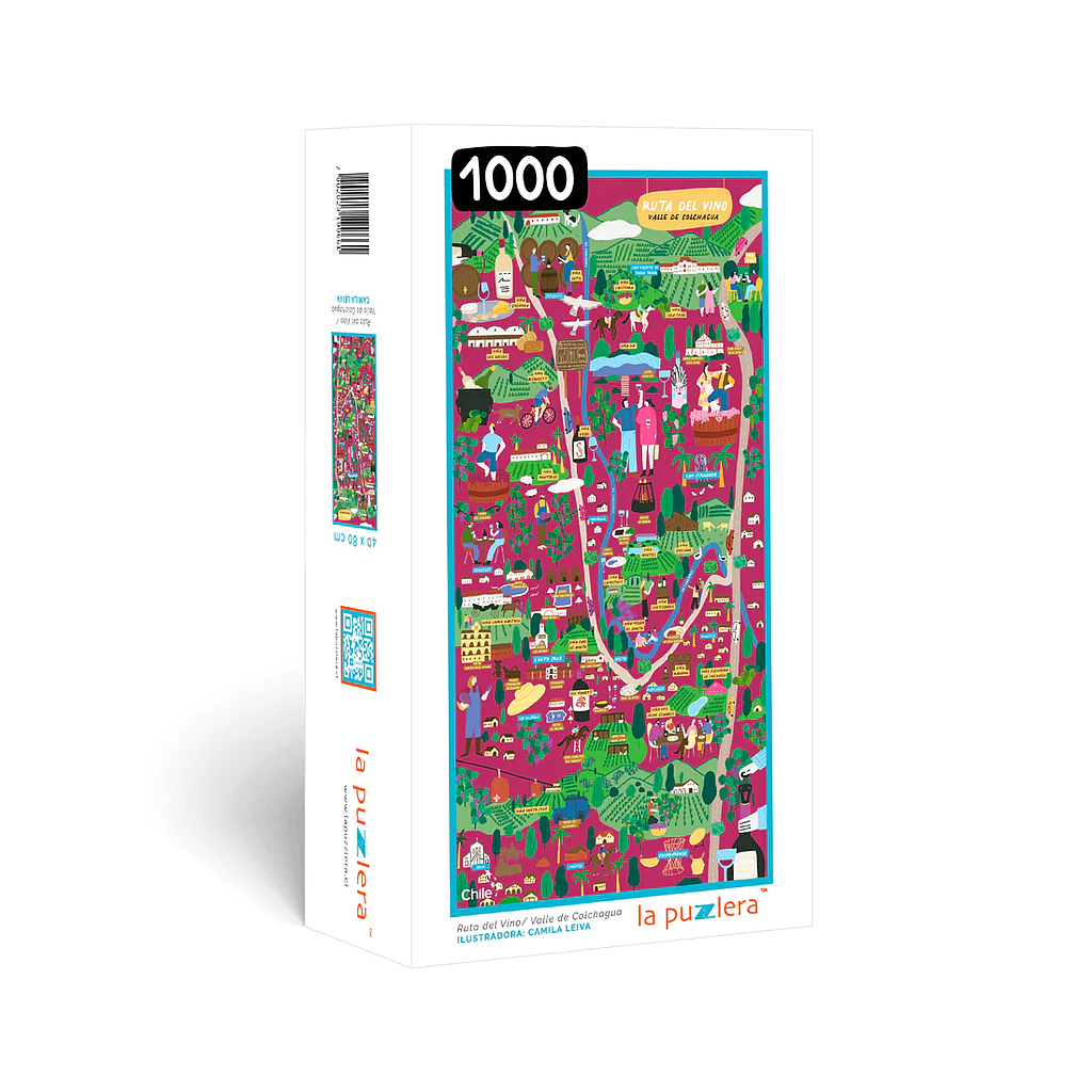PUZZLE MAPA RUTA DEL VINO 1000 PIEZAS