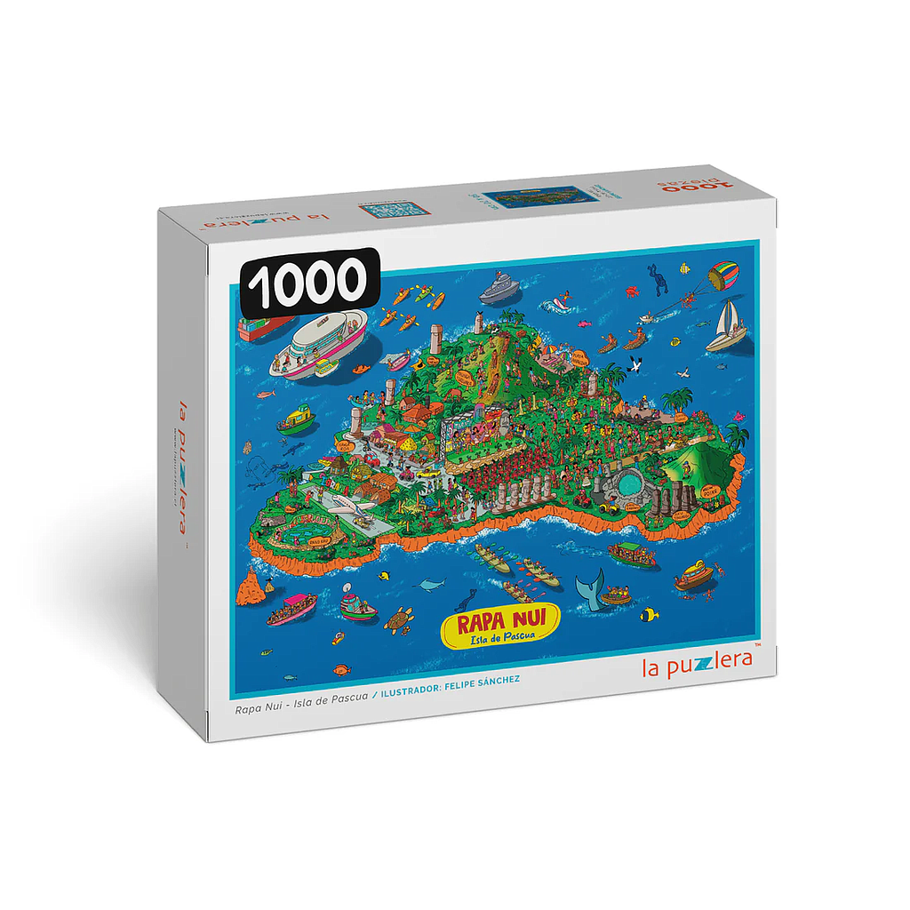 PUZZLE RAPA NUI / ISLA DE PASCUA 1000 PIEZAS