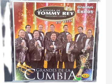 LA SONORA DE TOMMY REY - GRANDES DE LA CUMBIA EN VIVO (CD)