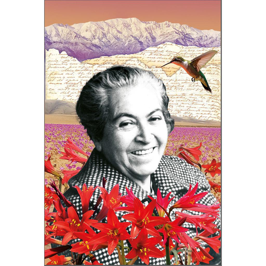 POSTAL GABRIELA 80 AÑOS