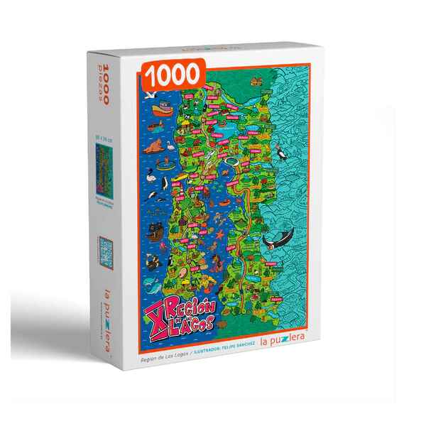 PUZZLE REGION DE LOS LAGOS (1000 PIEZAS)