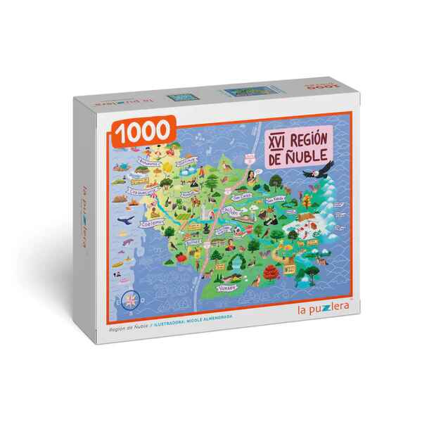 PUZZLE REGION DEL ÑUBLE (1000 PIEZAS)