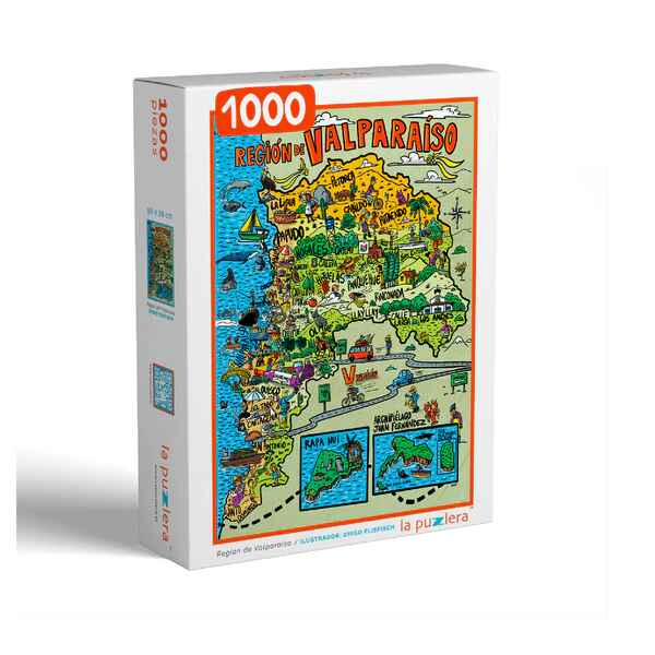 PUZZLE REGION DE VALPARAISO (1000 PIEZAS)