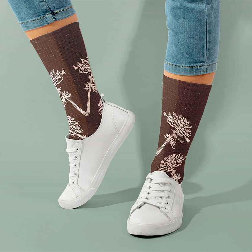 CALCETINES PAISAJE CHILENO