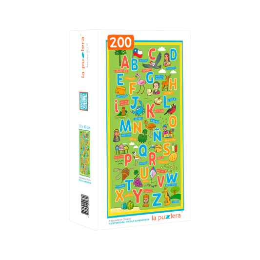 PUZZLE ABECEDARIO CHILENO (200 PIEZAS)