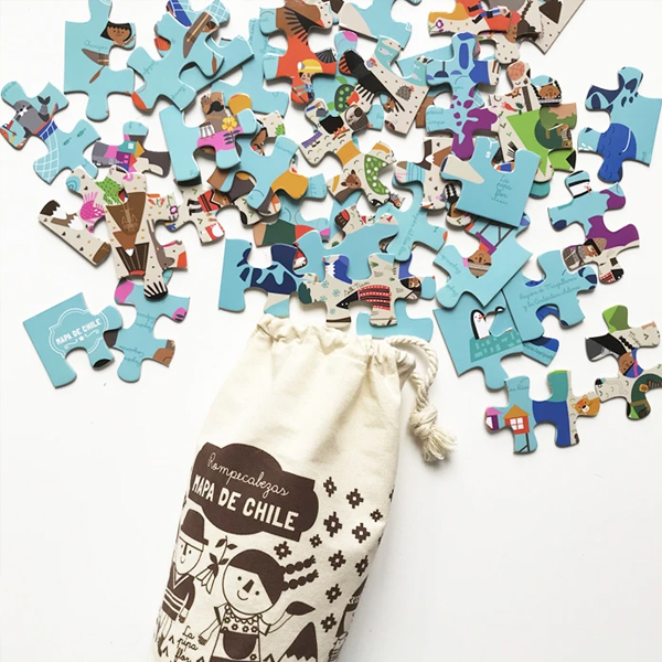 PUZZLE MAPA DE CHILE (48 PIEZAS)