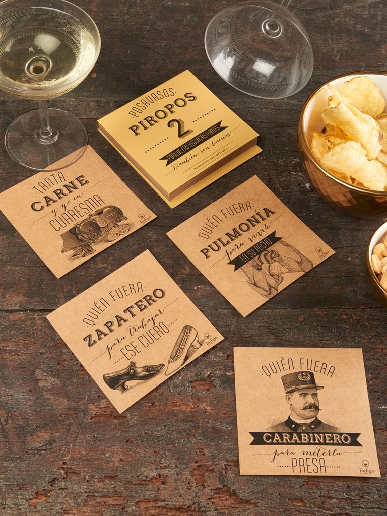 SET POSAVASOS KRAFT PIROPOS 2