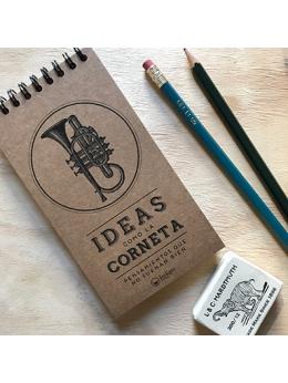 LIBRETA ANILLADA CHICA CORNETA