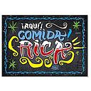 CARTEL GRANDE COMIDA RICA (35 x 25)